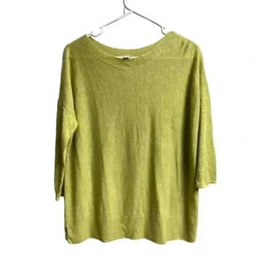 J. Jill Women's Green Sweater Cardigan